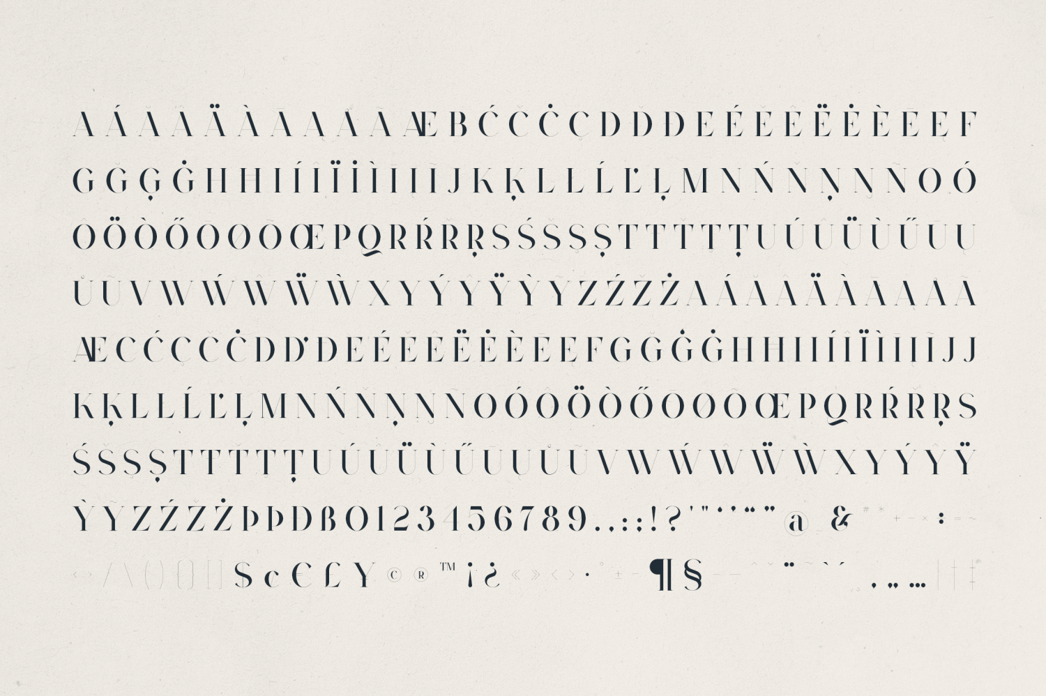 Typorama Font Poster #1