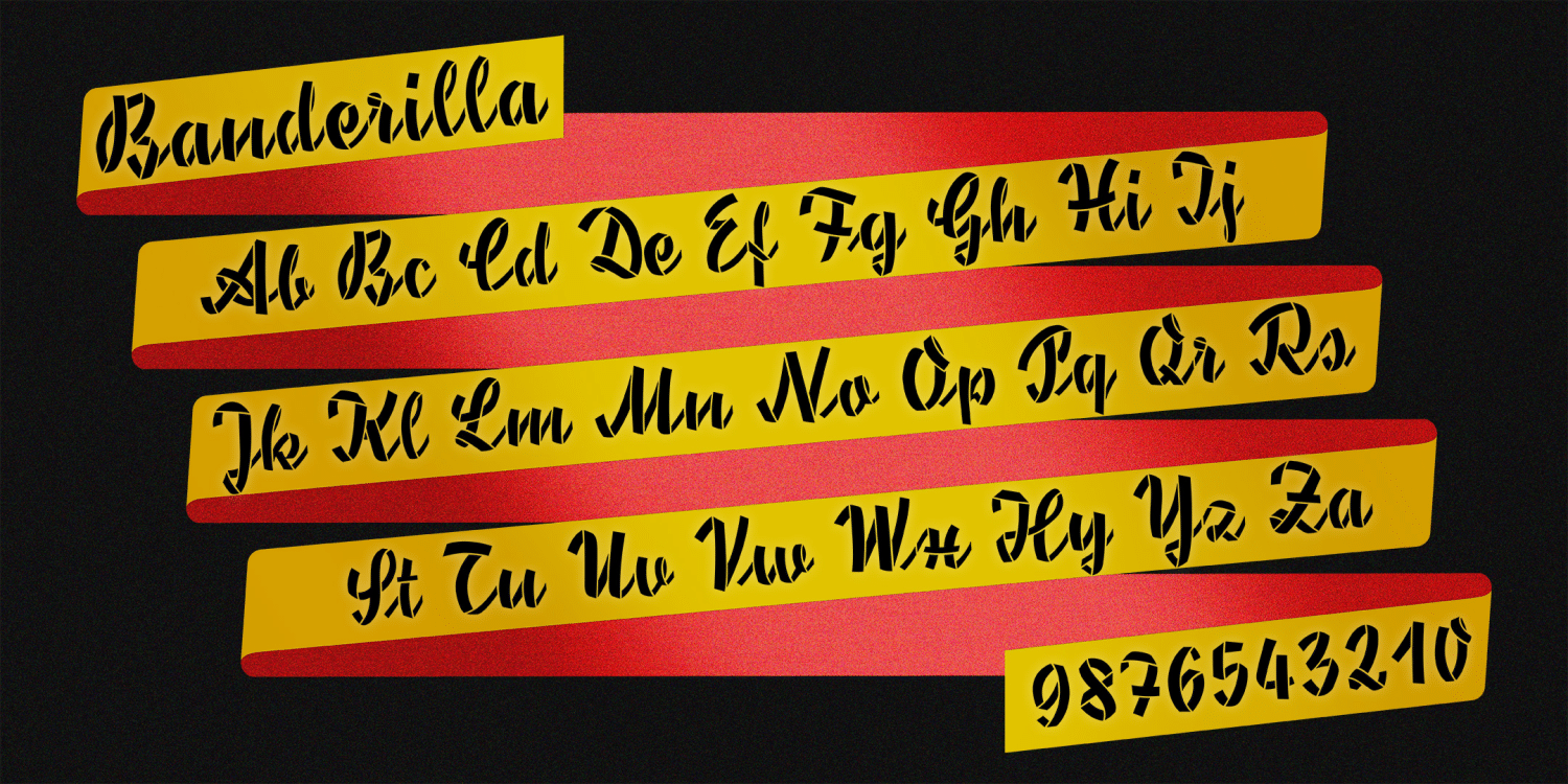 Banderilla Font Family