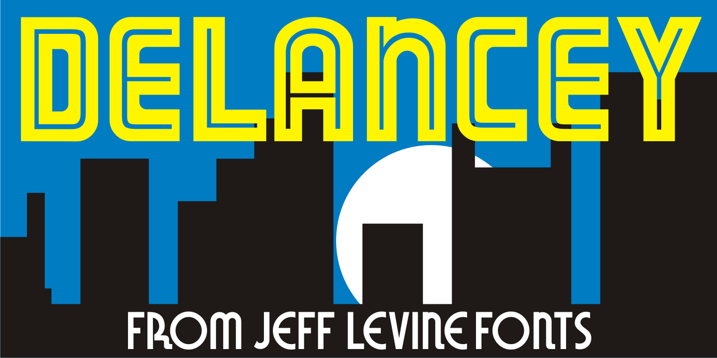 Delancey Font Poster #1