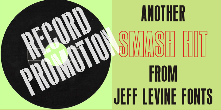 Record Promotion Font Poster #1