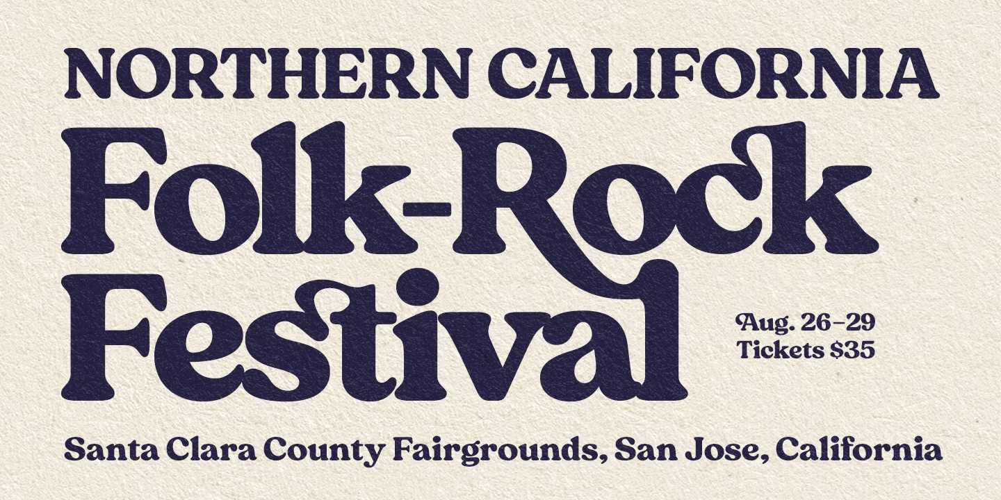 Whiskey Sour Bold Font Poster #1