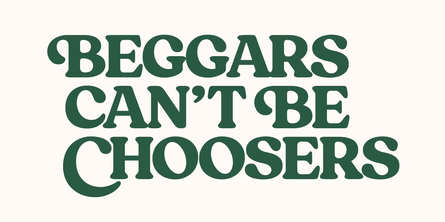 Whiskey Sour Bold Font Poster #1