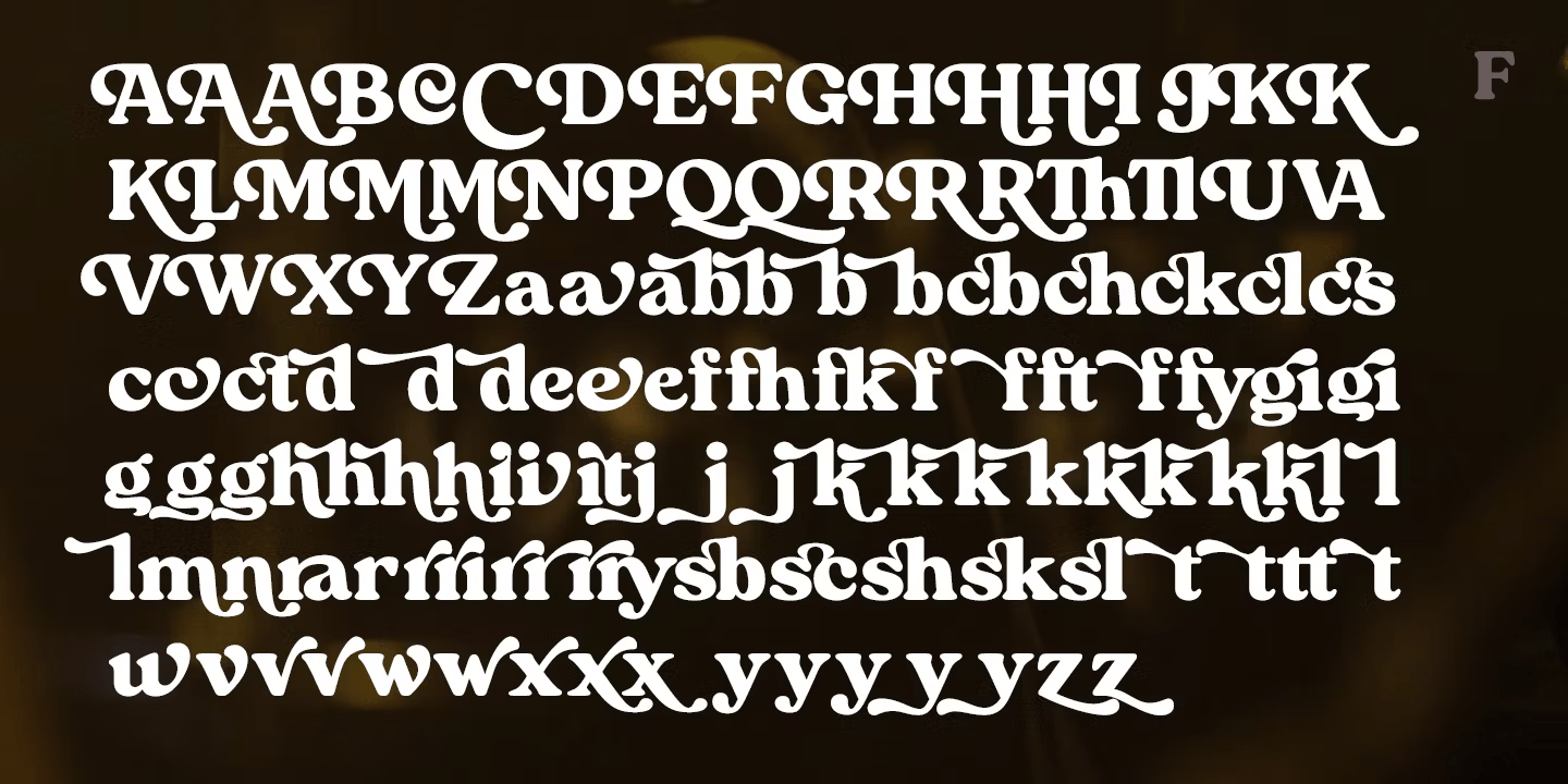 Whiskey Sour Bold Font Poster #1