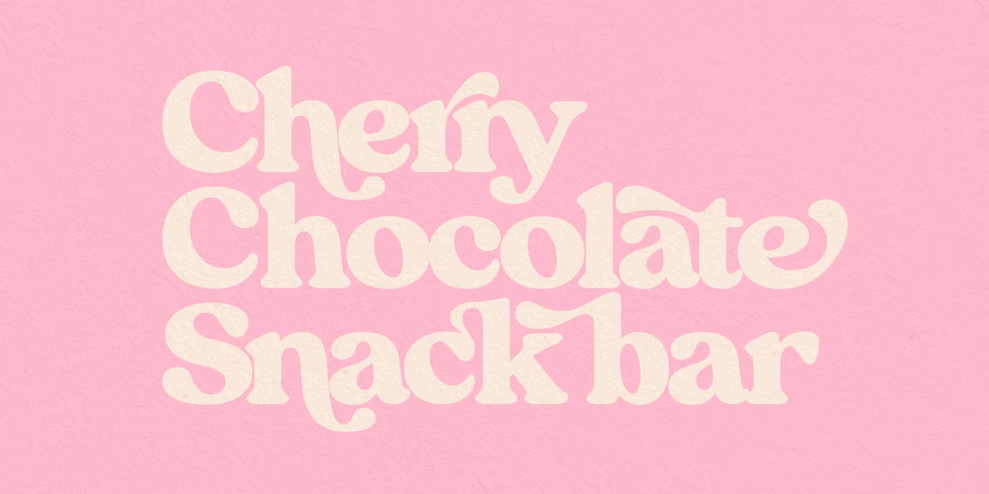 Whiskey Sour Bold Font Poster #1