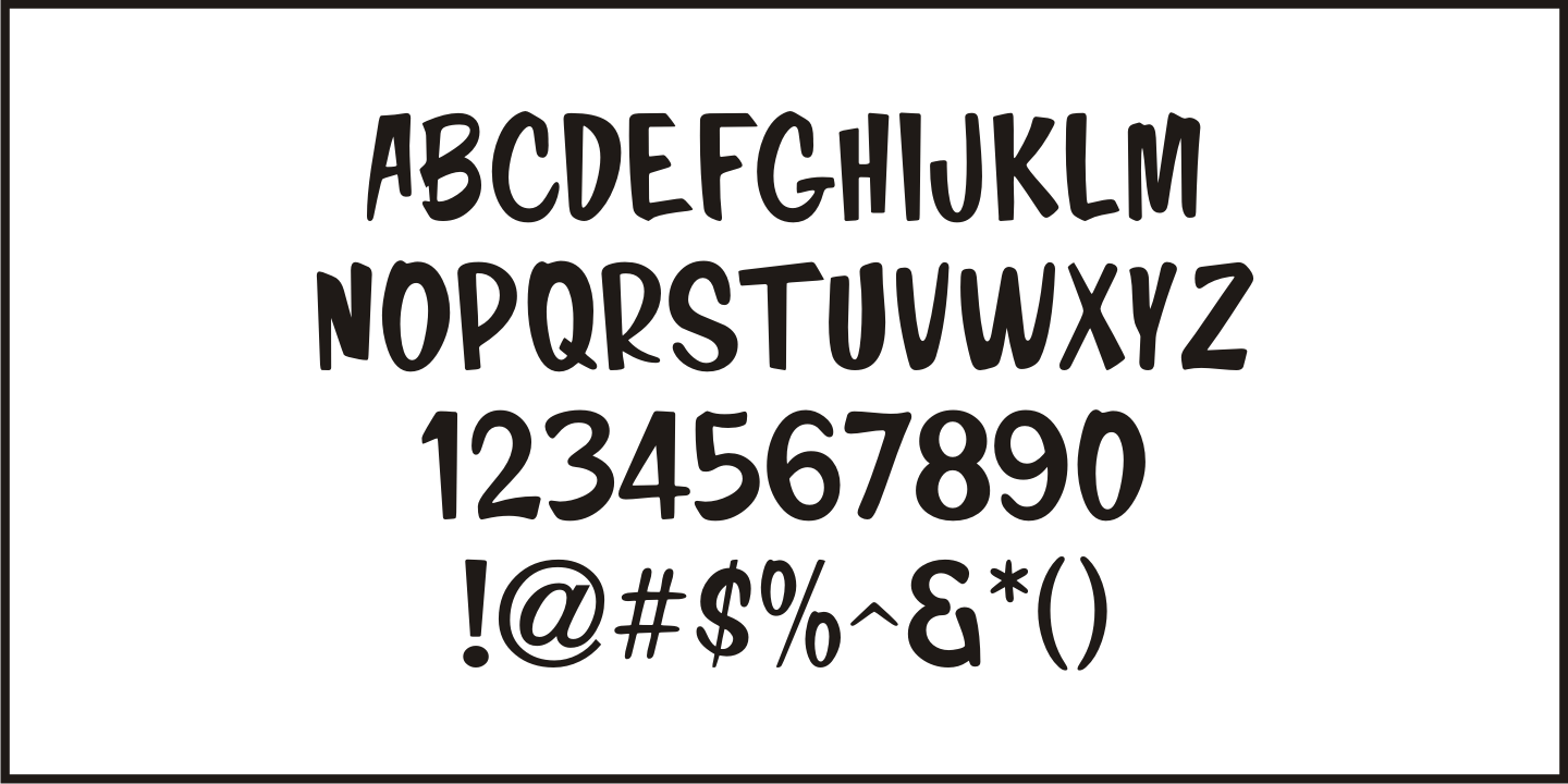 Top Forty Font Poster #3