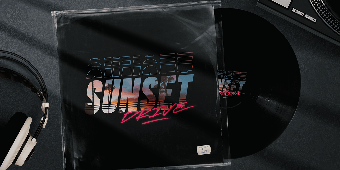 Hot Rush Font Poster #1