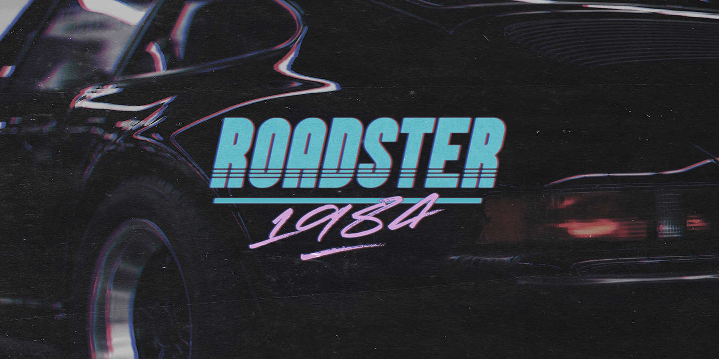 Hot Rush Font Poster #1