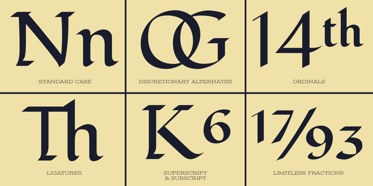Fondamento Pro Font Poster #1