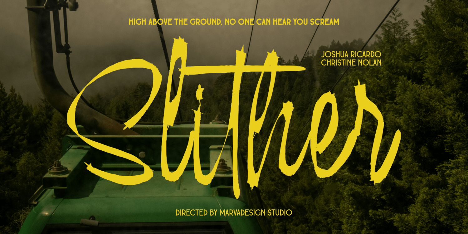 Cadaver Sanctum Font Poster #4