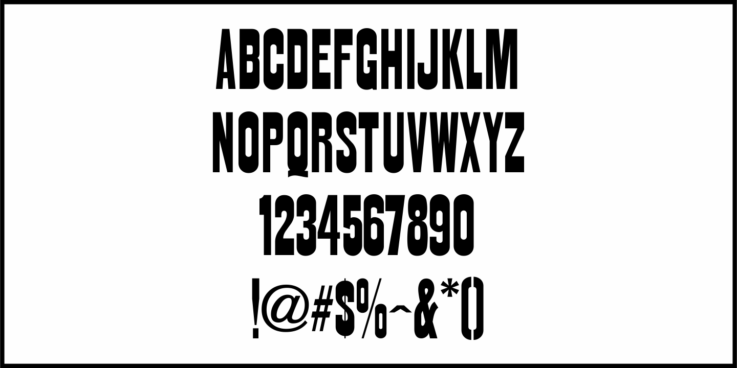 Western Sans Font Poster #3