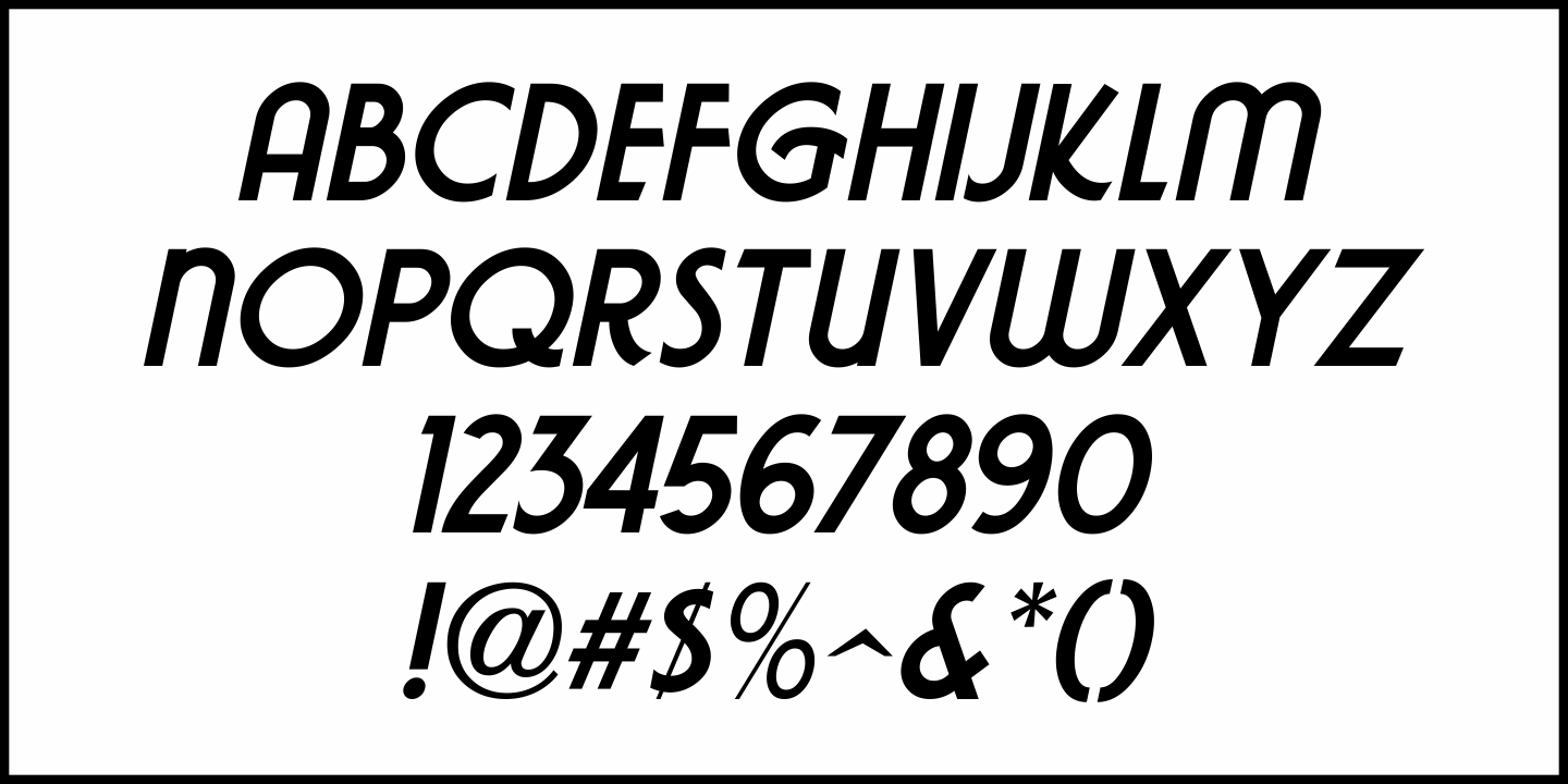 Courtroom Font Poster #5