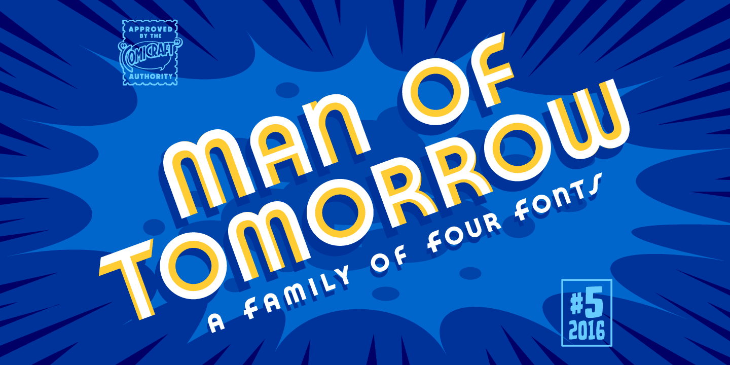 Man of Tomorrow Font Poster #1