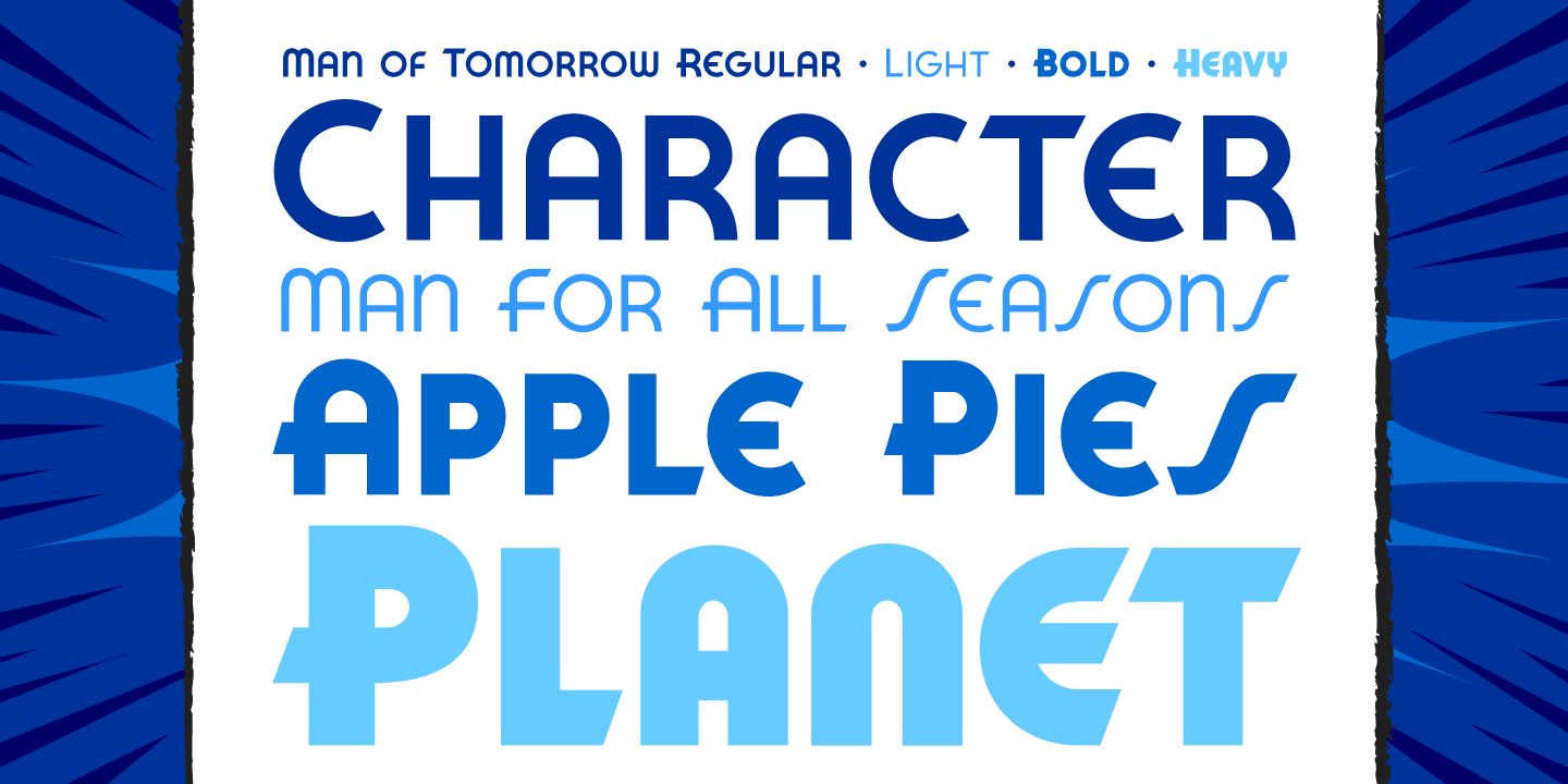 Man of Tomorrow Font Poster #1