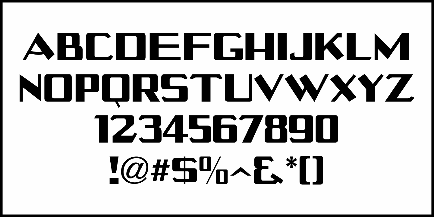 Vintage Poster Font Poster #3