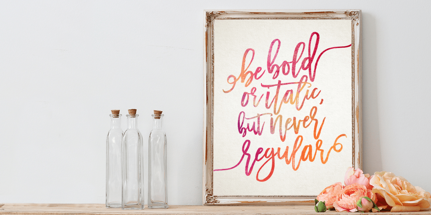 Madina Script Font Poster #1