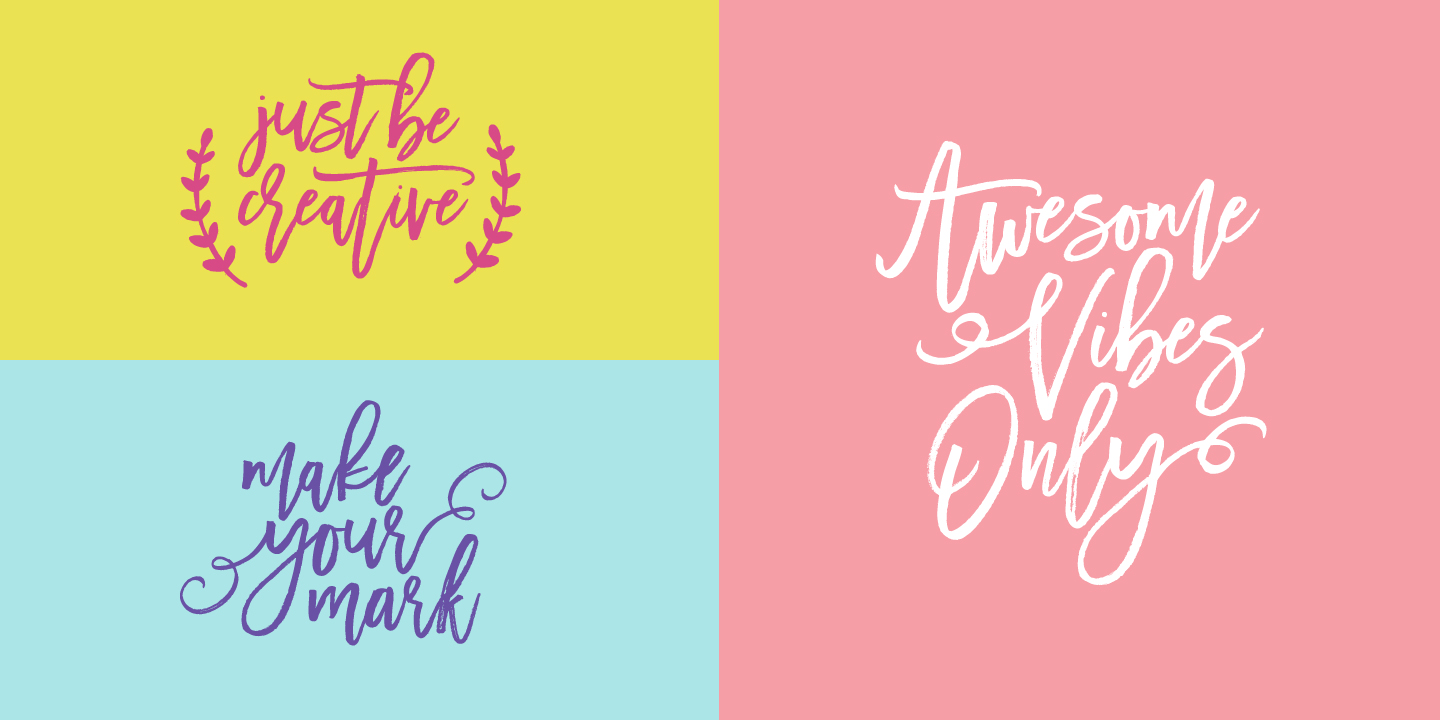 Madina Script Font Poster #1