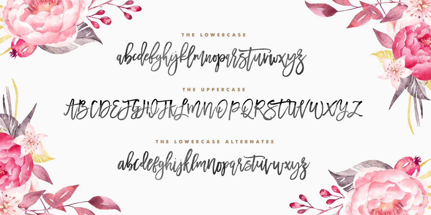 Madina Script Font Poster #1