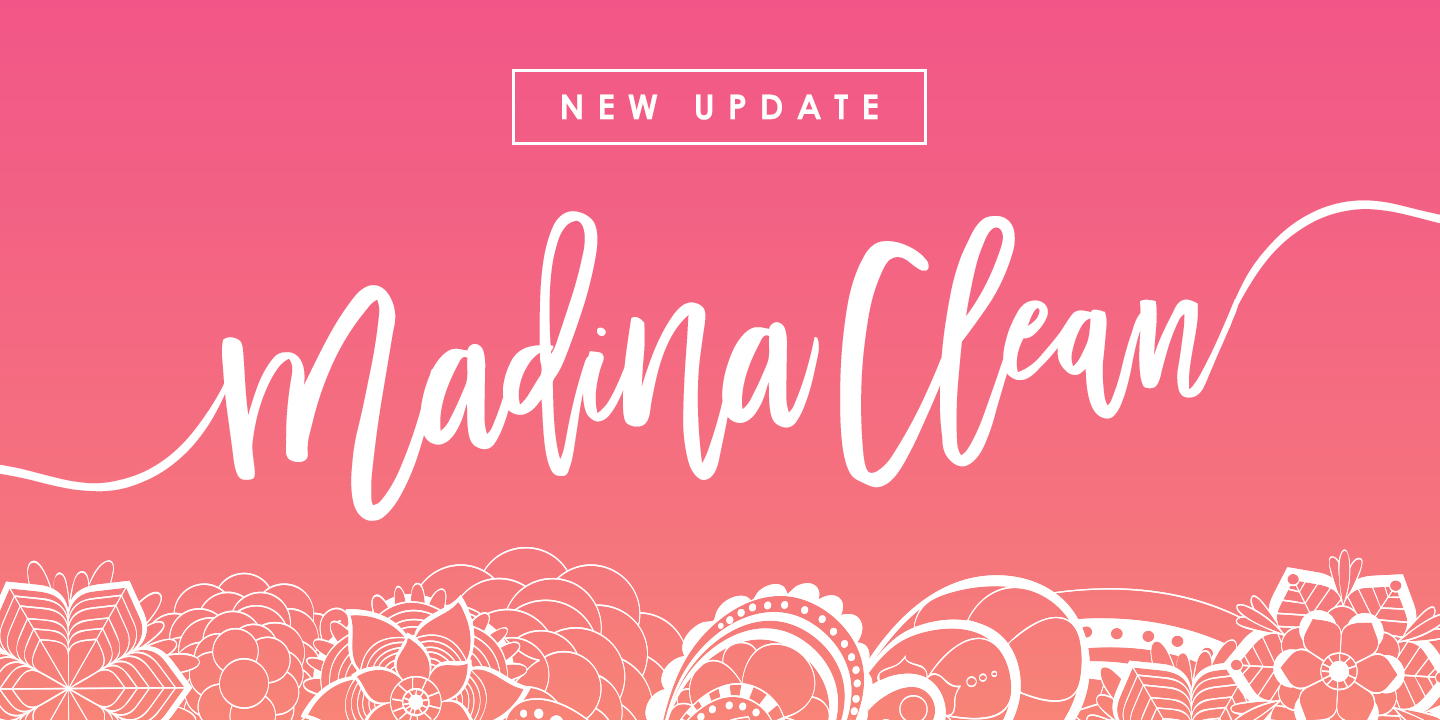 Madina Script Font Poster #1