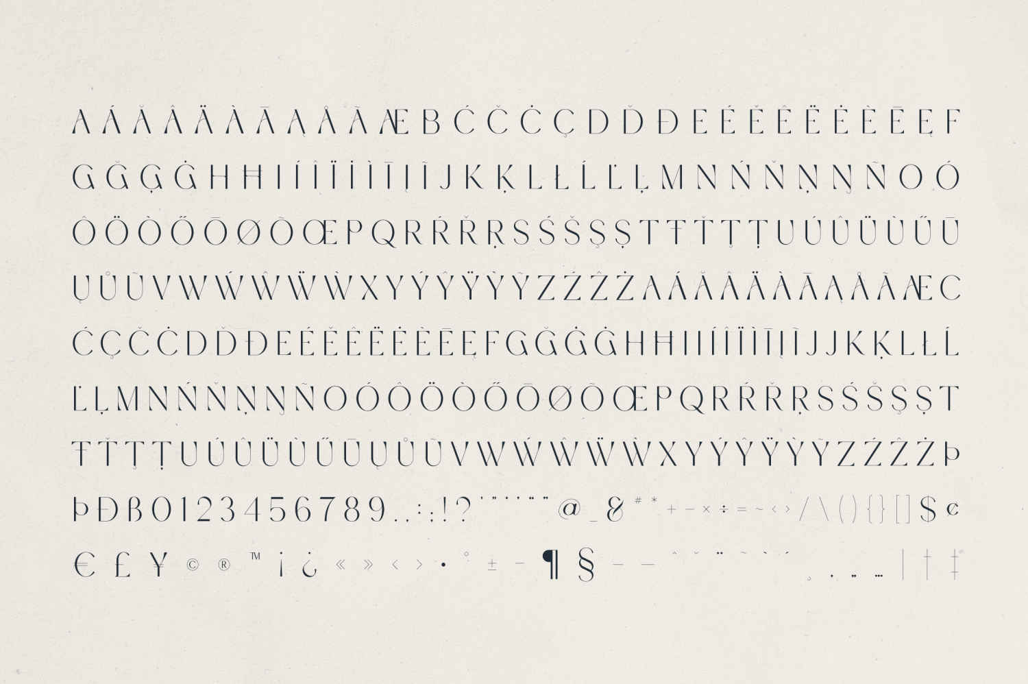Ankoa Font Poster #1
