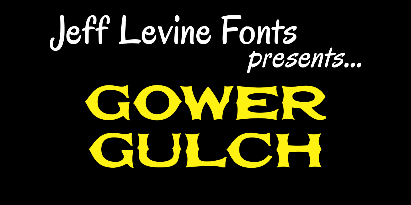 Gower Gulch Font Family Poster