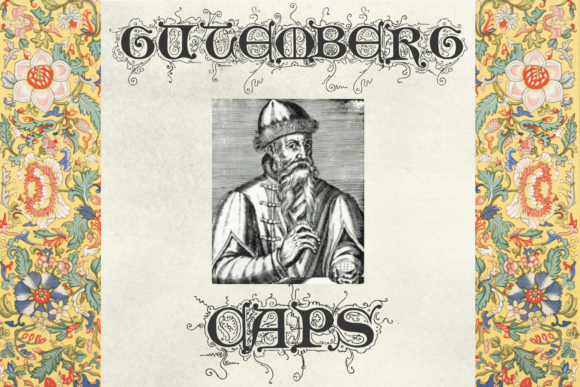 Like Gutemberg Caps Font Family Poster