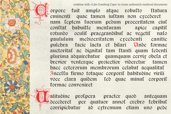 Like Gutemberg Caps Font Poster #1