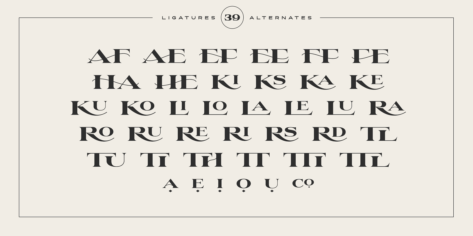 The Acres Font Poster #10