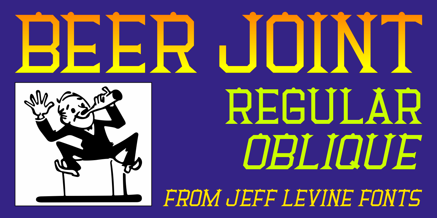 Beer Joint Font Poster #1