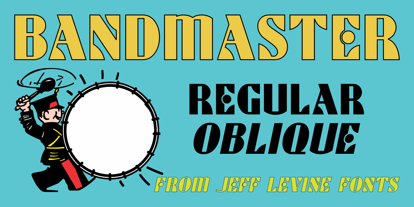 Bandmaster Font Poster #1
