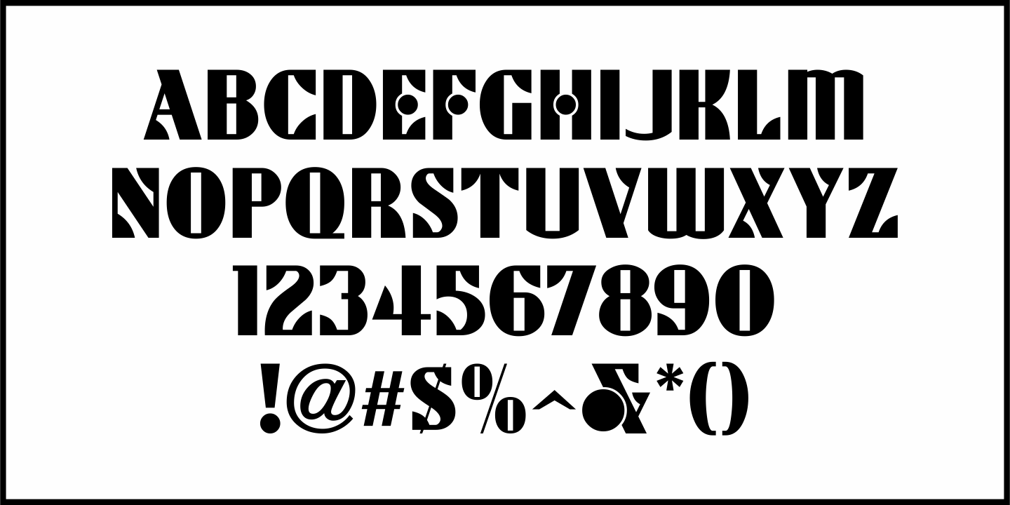 Bandmaster Font Poster #1