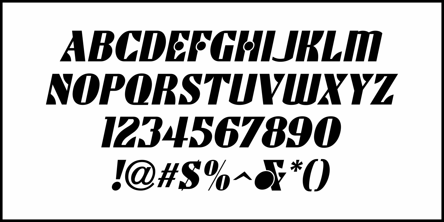 Bandmaster Font Poster #1