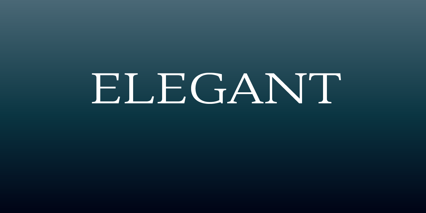 Cabot Font Poster #1