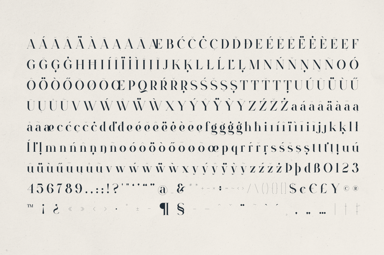 Orivian Font Poster #1