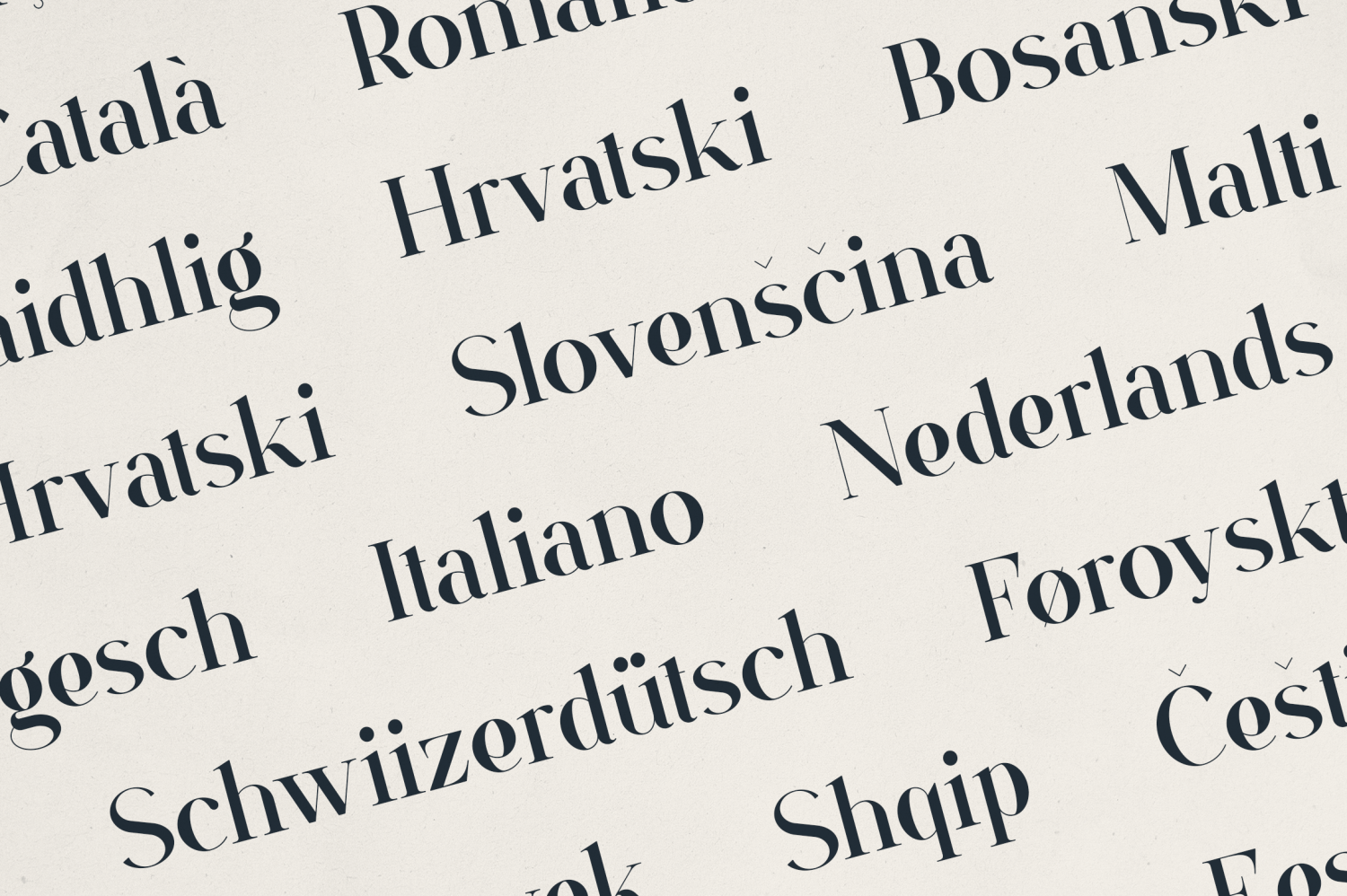 Orivian Font Poster #1