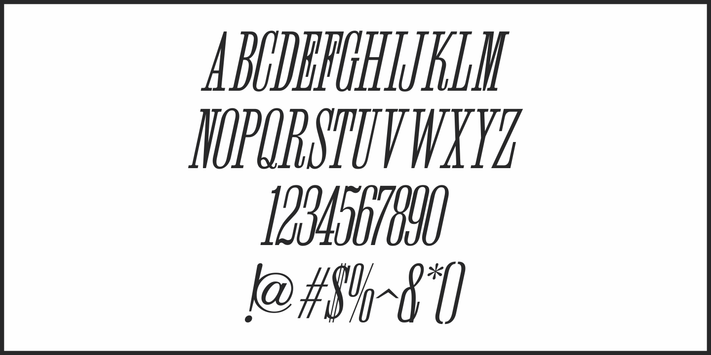 Wood Serif Poster Font Poster #5