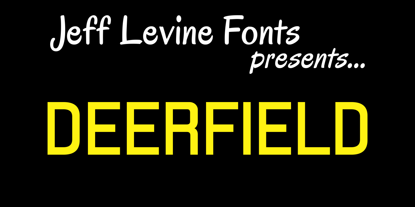 Deerfield Font Family Poster