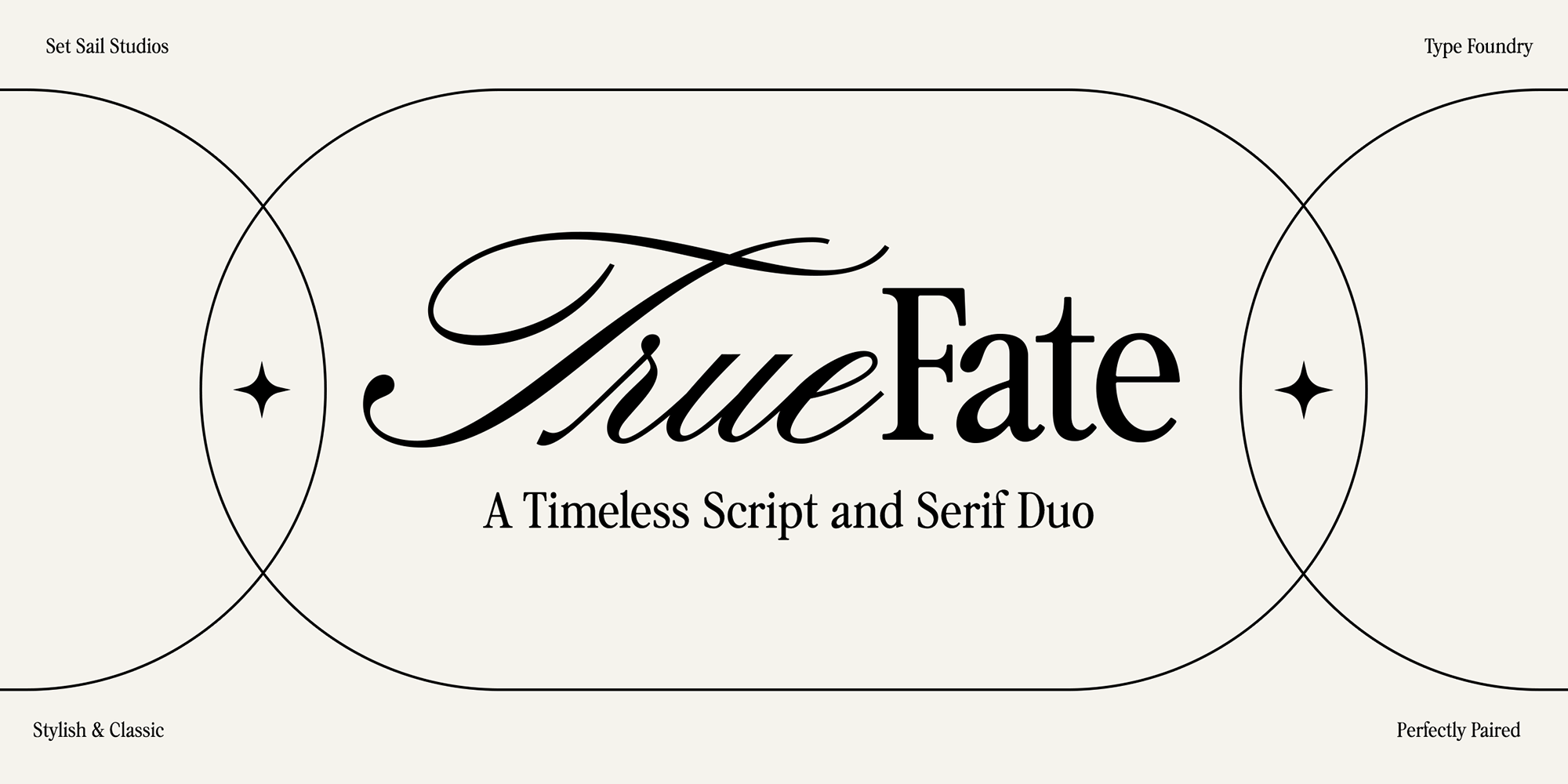 True Fate Font Poster #1