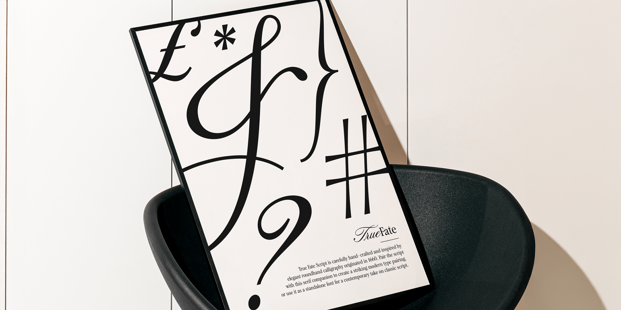 True Fate Font Poster #1