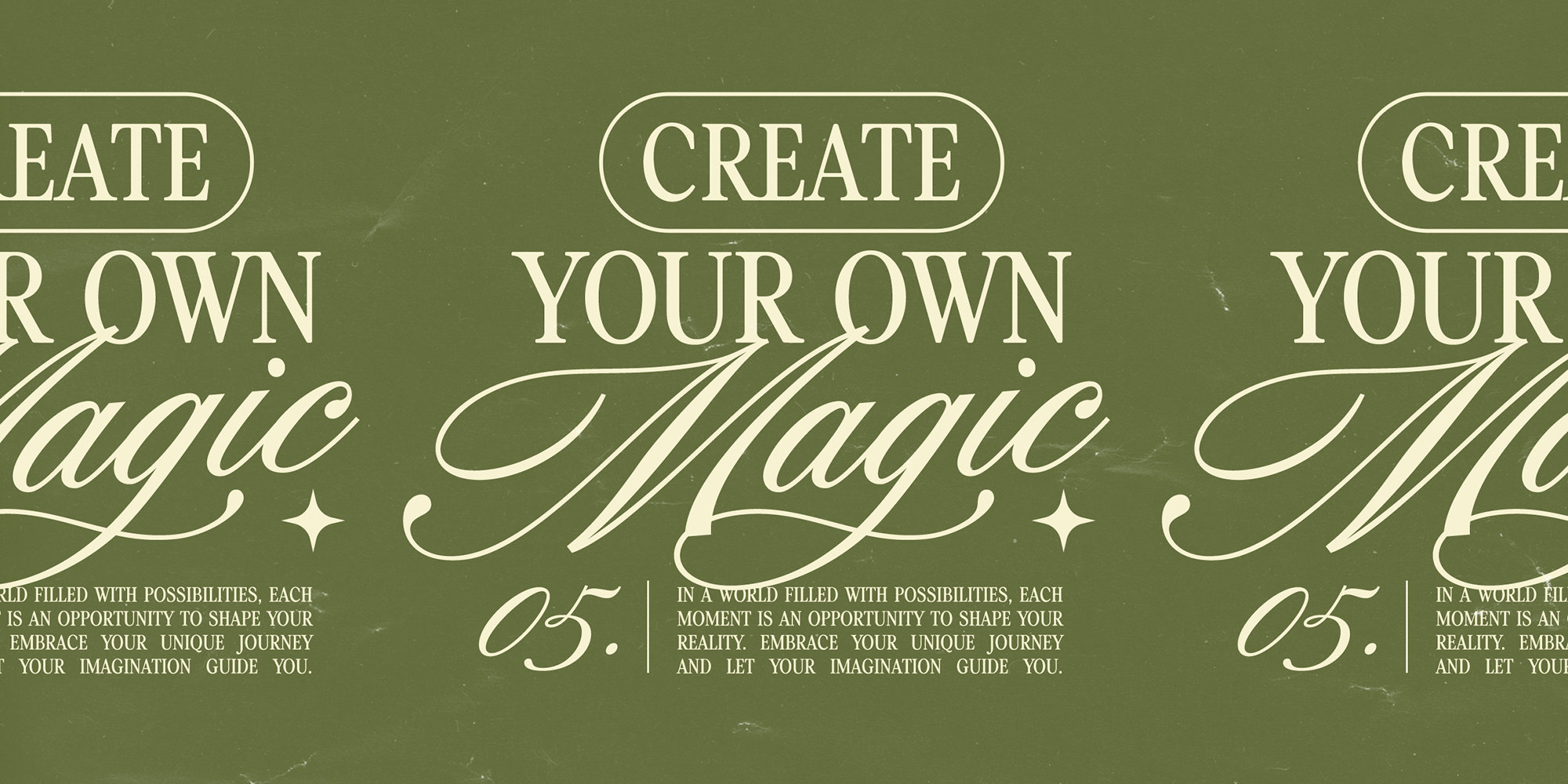 True Fate Font Poster #1