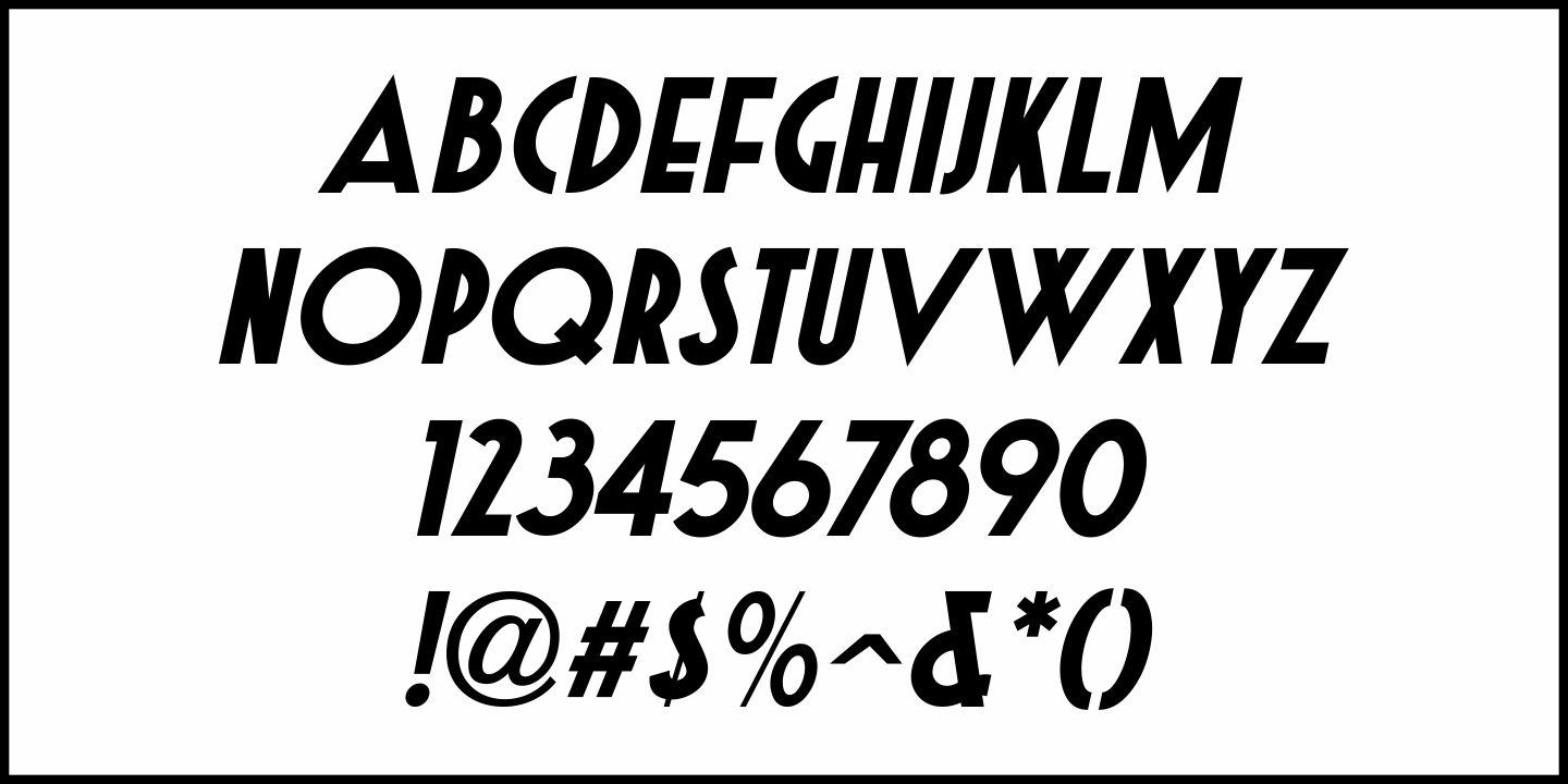 Movie Date Font Poster #5