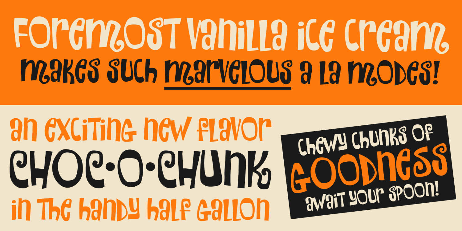 Mikey Mugshot Font Poster #1