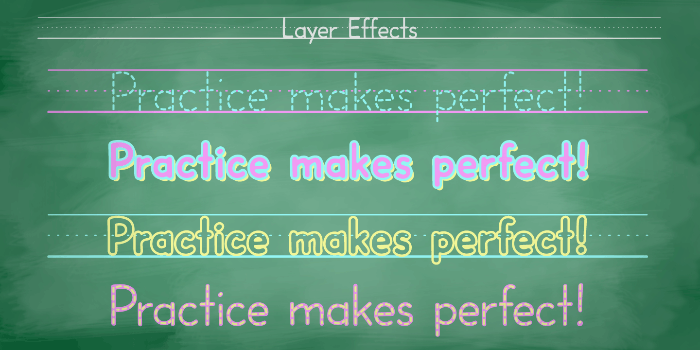 Dash to School Font Poster #1