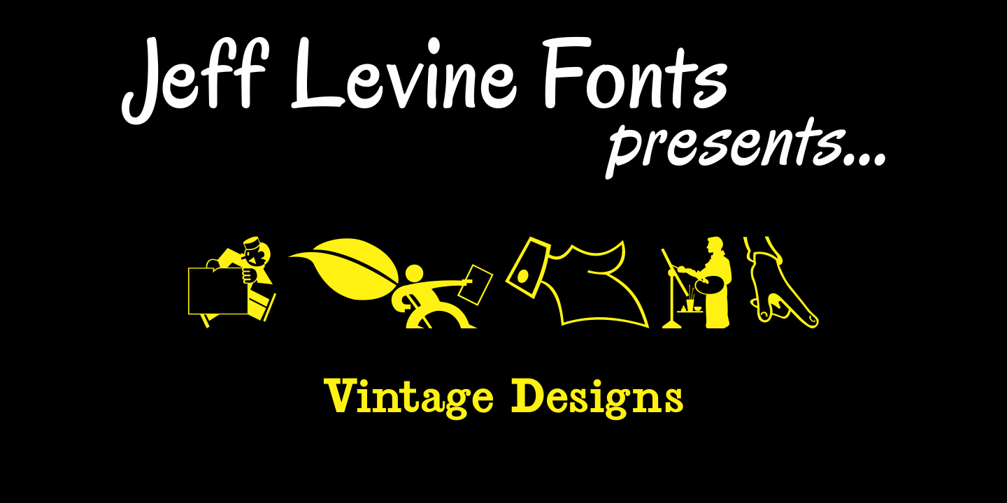 Vintage Designs Font Family Poster