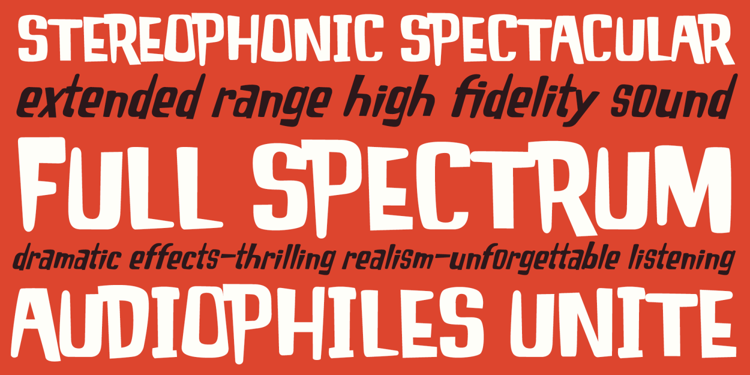 Stompbox Font Poster #1