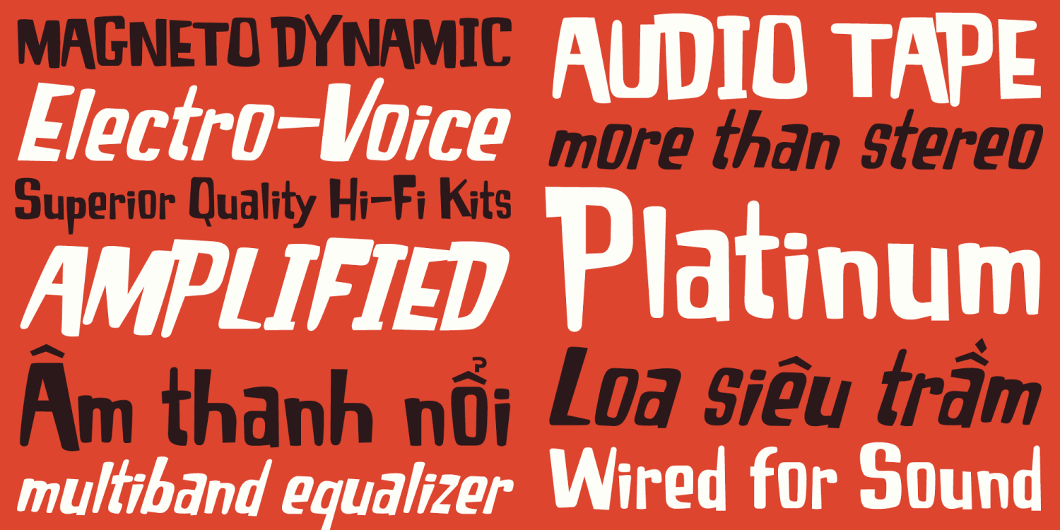 Stompbox Font Poster #1