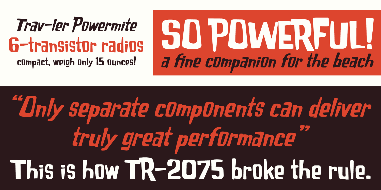 Stompbox Font Poster #1