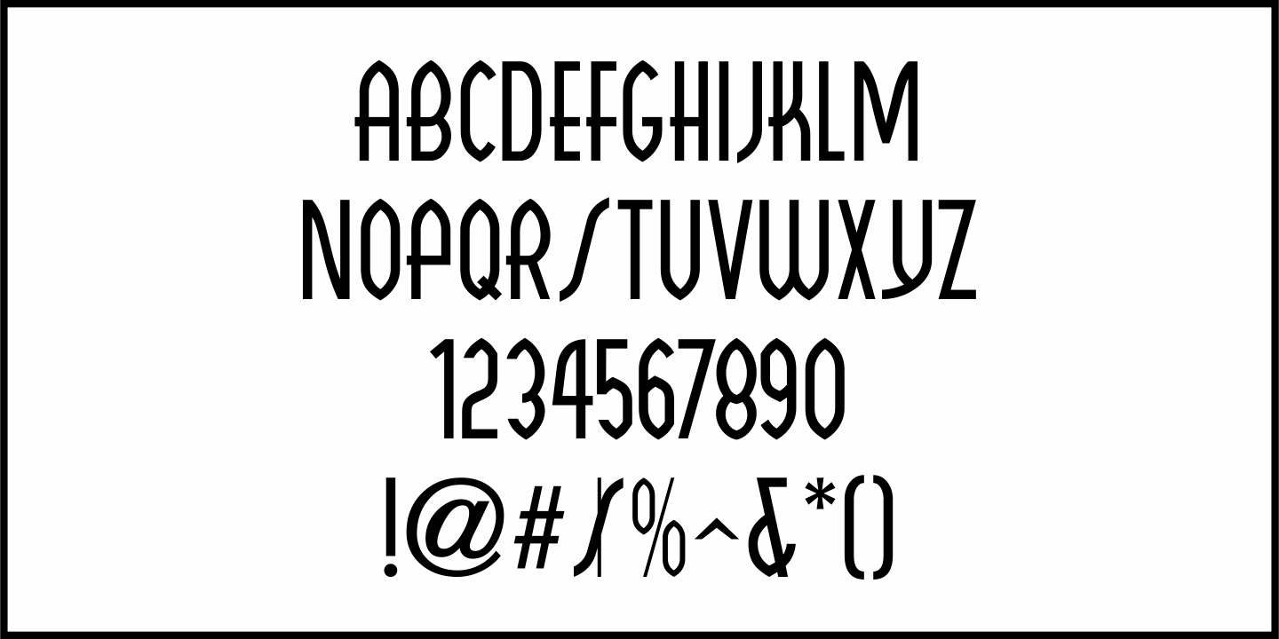 Structural Glass Font Poster #3
