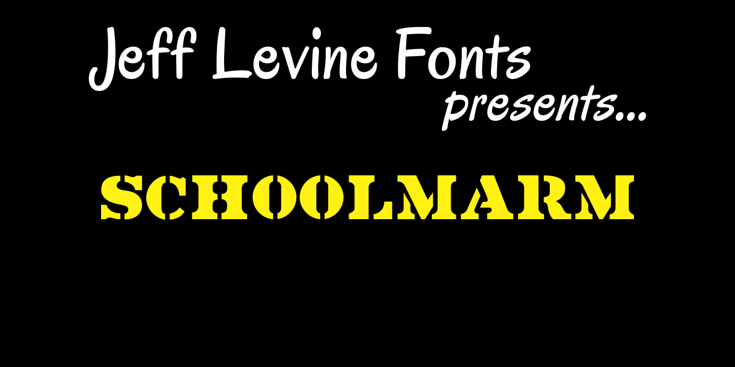 Schoolmarm Font Family Poster