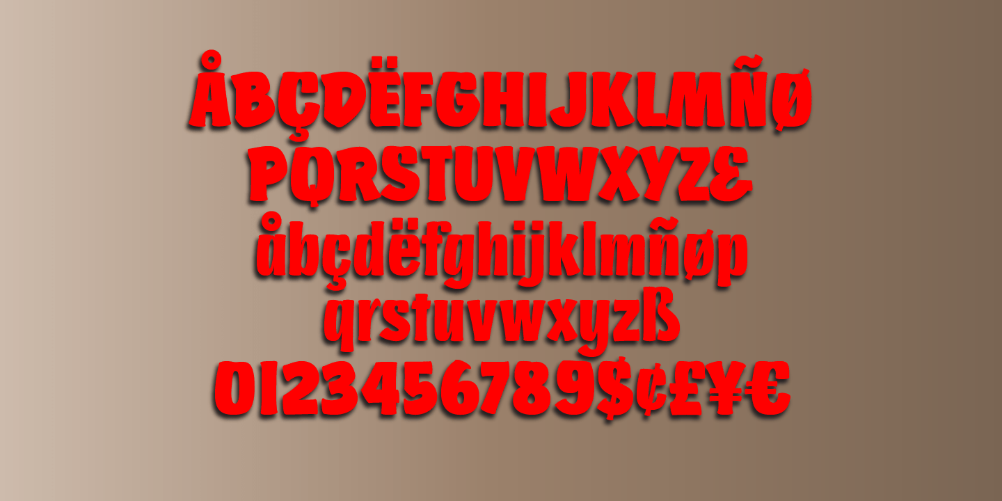 Churchward Brush Font Poster #1
