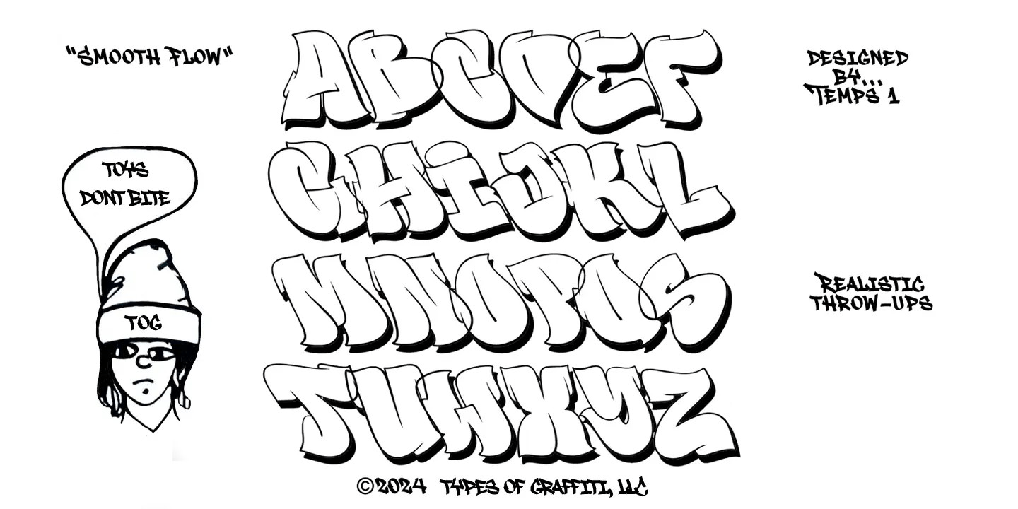 Smooth Flow® Font Family - Poster #1